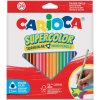 Farbičky SUPERCOLOR trojhranné, nelámavé Carioca 24ks 2ks-CARIOCA 21.055