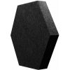 Mega Acoustic HexaPET 3 cm Black Absorpčný penový panel