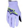 Rukavice SUPERTECH MX, ALPINESTARS (levandulová/fialová/žlutá, vel. S)