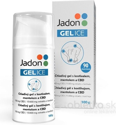 Jadon GEL ICE chladivý gel s kostivalem a CBD 100g