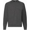Dark Gray Men's Sweatshirt Raglan Sweat Fruit of the Loom šedá M Fruit of the Loom 5904882115683