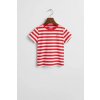 TRIČKO GANT STRIPED SHIELD T-SHIRT BRIGHT RED