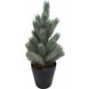 GOBA Vianočná dekorácia – stromček zasnežený, 41 cm