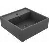 Umývadlo na dosku štvorcové VidaXL HGA sivé