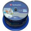 Verbatim BD-R SL 25GB 50ks / Hard Coat protective layer Wide Inkjet Printable / 6x / pre archiváciu dát / Spindle (43812-V)