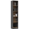 TP Living Knižnica R40 antracit/dub artisan