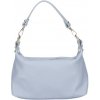 Made in Italy Mondo Italia Kožená kabelka na rameno MI55 nebesky modrá