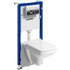 Geberit Duofix súprava konštrukcia s misou, sedadlom a tlačidlom 118.342.21.2