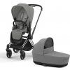 CYBEX Kočík kombinovaný Priam 4.0 Chrome Black Mirage Grey Platinum