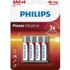 Philips Batérie Powerlife mikrotužková LR03 AAA 4ks