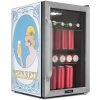 Klarstein Beersafe 70, Bierzeit Edition, chladnička, 70 l, 3 police, panoramatické sklenené dvere, nehrdzavejúca oceľ (HEA13-Beerzeit-SS)