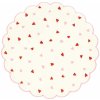 Meri Meri Papierový tanier Heart pattern – set 8 ks