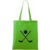 Florbalové hokejky - Taška bavlnená - 42 x 38 cm ( Apple Green )