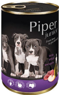 Piper Junior pre šteňatá s teľacím a jablkom 400 g