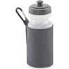 Quadra Fľaša na vodu s držiakom QD440 Graphite Grey 7,5 x 7,5 x 20 cm