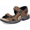Pánske sandále RIEKER 26156-25 hnedá S6 43