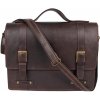 Scorteus Kožená aktovka SC Mateas hnedá melír