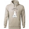 Yoga Llamaste - Mikina pánska Cape s kapucňou - 3XL ( Ľadovo sivá )
