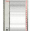 Farebné registre, šedá, A4 Maxi, plast, 1-31, ESSELTE