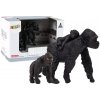 LEAN TOYS Sada 2 figúrok – Gorila a mláďatá