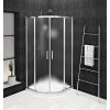Gelco SIGMA SIMPLY štvrťkruhový sprchový kút 80x80 cm Brick/Chróm R550 Posuvné dv. SPH GS6580