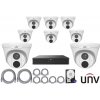 2MPx IP kamerový set UNIVIEW 8+1 (turret)