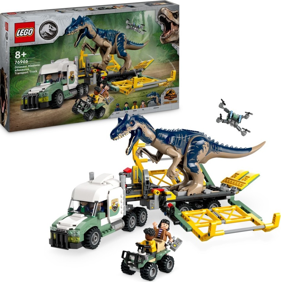 LEGO® Jurassic World 76966 Dinosaurie misie: Preprava allosaura