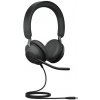 JABRA Evolve2 40 SE Stereo USB-C čierna / Slúchadlá / mikrofón / USB-C / MS stereo (24189-999-899)