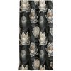 Soovi Home Zatemňovací záves Lotus Noir – elegantný lotosový kvet v čierno-bielom kontraste Veľkosť: 140x250 na riasiaci pás