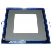 LED panel mini zapustený štvorcový 12W-CW,B Studená biela, modrá