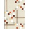 Obrus PVC 3673092 štvorčeky hnedé metráž, 20 m x 140 cm, IMPOL TRADE