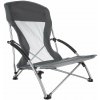 Trizand 23923 Skladacie plážové kreslo 100 kg, šedá