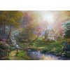 Schmidt Thomas Kinkade Dom pri potoku 1000 dielov