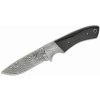 Böker Plus 02BO090DAM M-ONE Damast lovecký nôž 9 cm, damašek, ebenové drevo, kožené puzdro