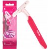 Gillette Lady Blue II Woman Jednorazové holítka so zvlhčujúcim pásikom 5 kus