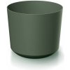 PROSPERPLAST Kvetináč TUBO 14,8cm tmavě zelený
