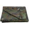 Plachta Tarpaulin Khaki 4x6 m, 80 g/m, zakrývacia, oliva/kamufláž, s okami