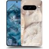 Picasee silikónový čierny obal pre Google Pixel 8 Pro - Cream marble