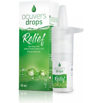 Ocuvers drops Relief očné kvapky s obsahom hyaluronátu sodného 0,21% 10 ml