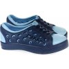 Detské tmavo-modré crocsy HAPPY
