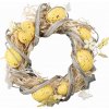 Veľkonočný veniec Žltý 22 cm 3952 9492