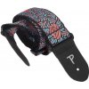 Perri\'s Leathers PERRI'S LEATHERS Jacquard Strap Blue And Red Flower