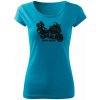 T-ričko BMW K 1600 GTL dámske tričko Farba trička: Tyrkysová, Veľkosť: M