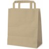 Papierová taška hnedá 18+8 x 22 cm [250 ks]