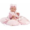 Llorens 63592 NEW BORN DIEVČATKO- realistická bábätko s celovinylovým telom 35 cm