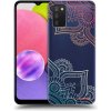 Picasee silikónový prehľadný obal pre Samsung Galaxy A03s A037G - Kvetinový vzor