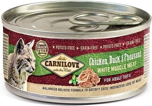 Carnilove WMM Chicken Duck & Pheasant for Adult Cats 24 x 100 g