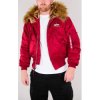 ALPHA INDUSTRIES Bunda 45p Hooded Custom - červená (113145/434)