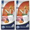 N&D GF Pumpkin Lamb & Blueberry Puppy Medium & Maxi 2 x 12 kg