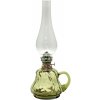 Floriánova huť | Petrolejová lampa TEREZA 34 cm lesná zelená veľká krakle | FL0079